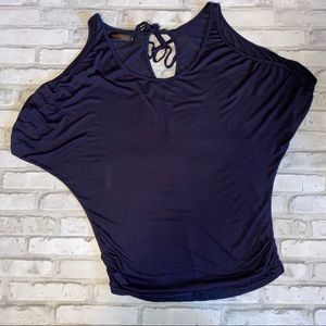 Dolman sleeve navy too small